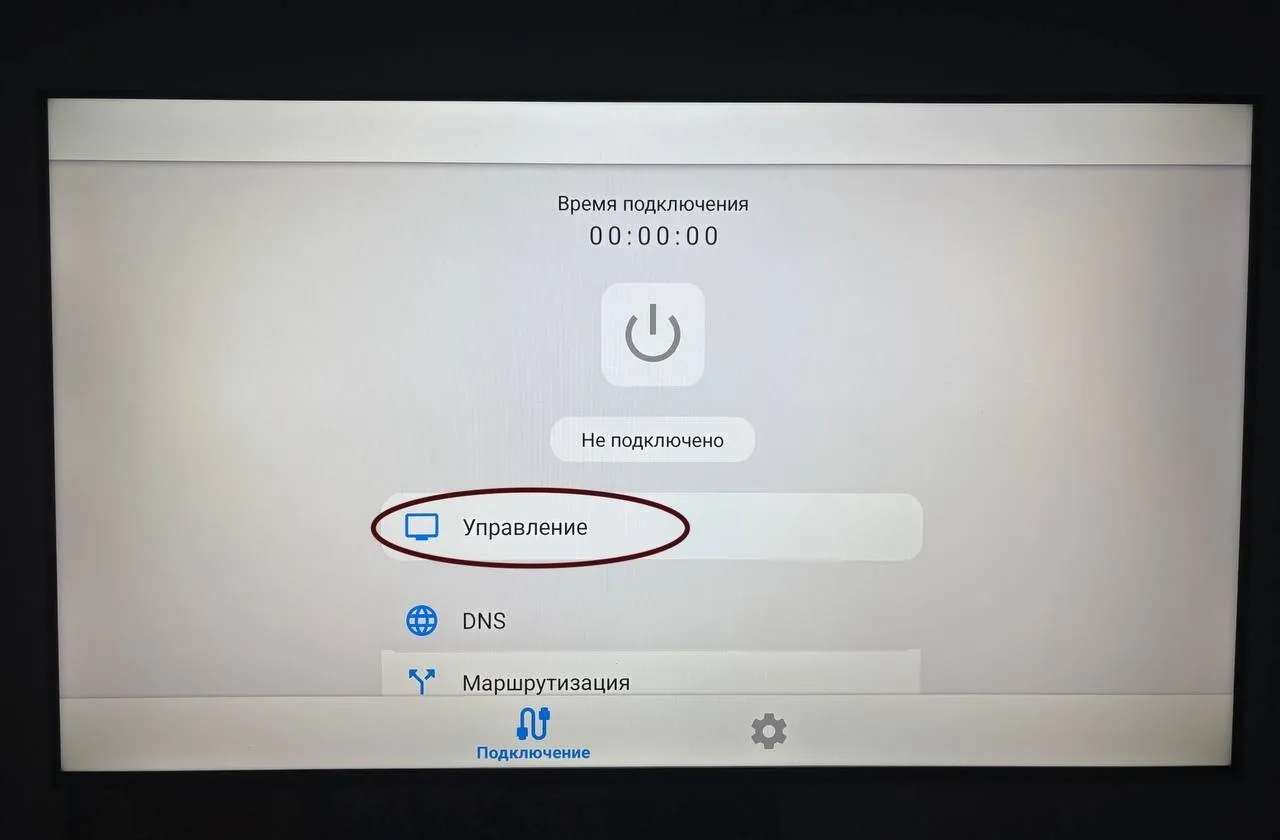 Management in v2rayTun